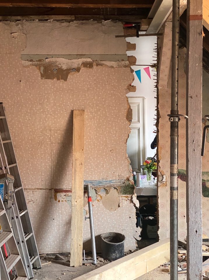 Baustelle in Wohnung